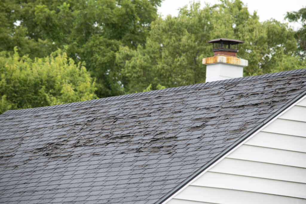 Visible Roof and Shingle Damage By BrightView Exteriors