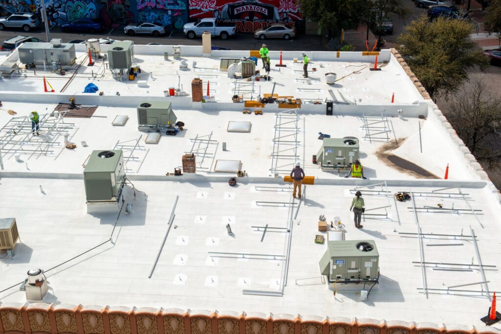 COMMERCIAL FLAT ROOF REPAIR COSTS $800 TO $8,000+