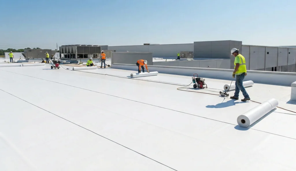 tpo roof install step by step